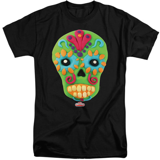 Play Doh Sugar Skull Mens Tall T Shirt Black