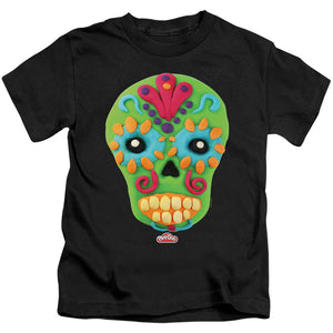 Play Doh Sugar Skull Juvenile Kids Youth T Shirt Black