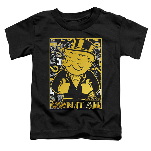 Monopoly Own Toddler Kids Youth T Shirt Black