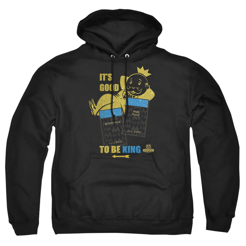 Monopoly Its Good To Be King Mens Hoodie Black