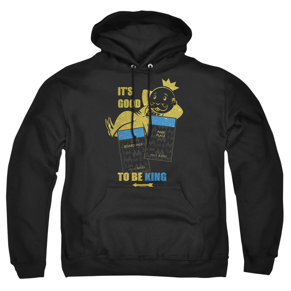 Monopoly Its Good To Be King No Logo Mens Hoodie Black