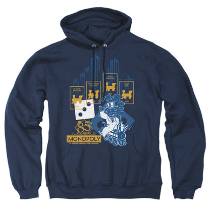 Monopoly The True Railroad Tycoon Mens Hoodie Navy