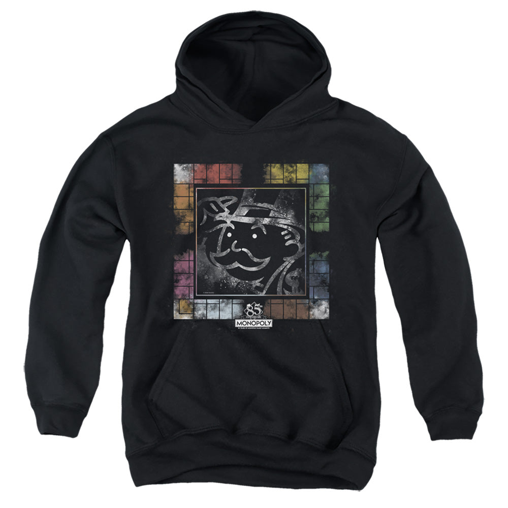 Monopoly Dusty Game Board Kids Youth Hoodie Black