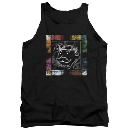 Monopoly Dusty Game Board No Logo Mens Tank Top Shirt Black