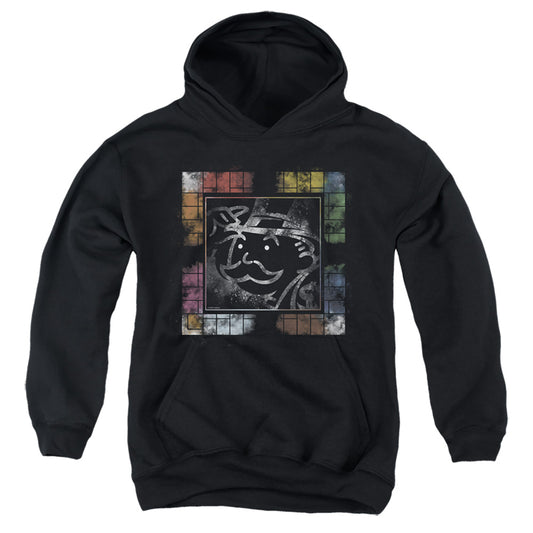 Monopoly Dusty Game Board No Logo Kids Youth Hoodie Black