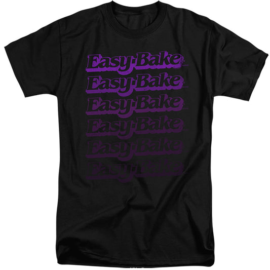 Easy Bake Oven Faded Mens Tall T Shirt Black