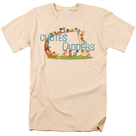 Chutes And Ladders Vintage Chutes And Ladders Mens T Shirt Cream