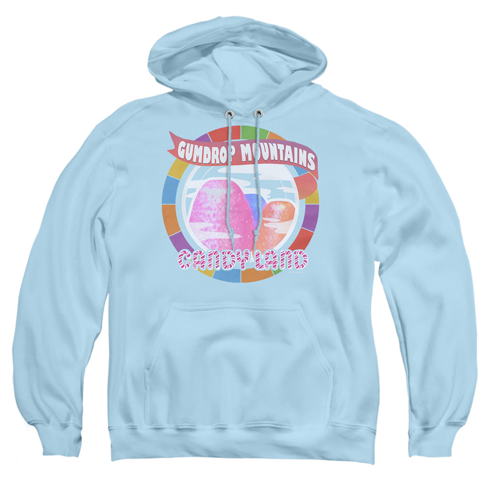 Candy Land Gumdrop Mountains Mens Hoodie Light Blue