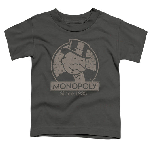 Monopoly Wink Toddler Kids Youth T Shirt Charcoal