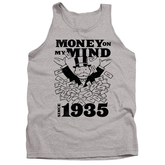 Monopoly Money Mind Since 35 Mens Tank Top Shirt Athletic Heather