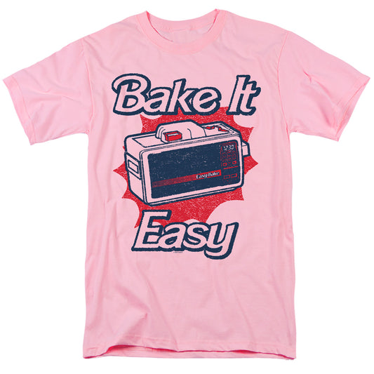 Easy Bake Oven Bake It Easy Mens T Shirt Pink