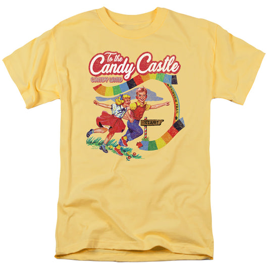 Candy Land To The Candy Castle Mens T Shirt Banana