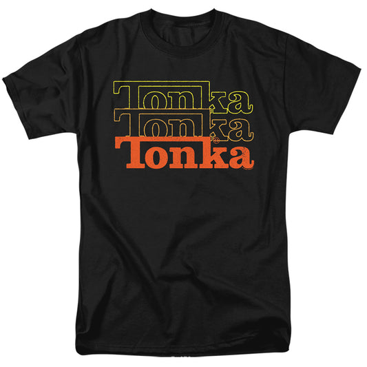 Tonka Fuzzed Repeat Mens T Shirt Black