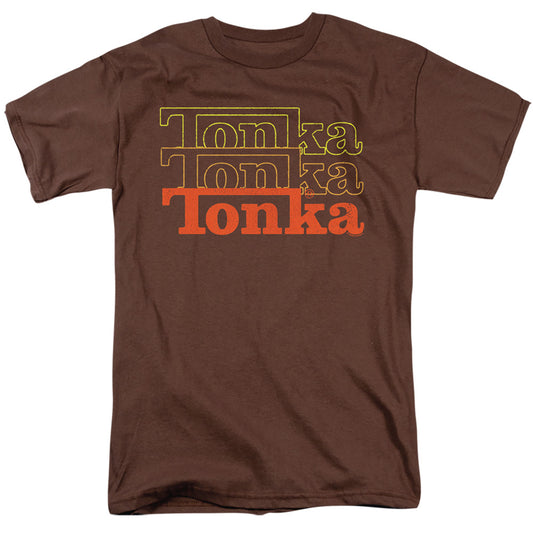 Tonka Fuzzed Repeat Mens T Shirt Coffee