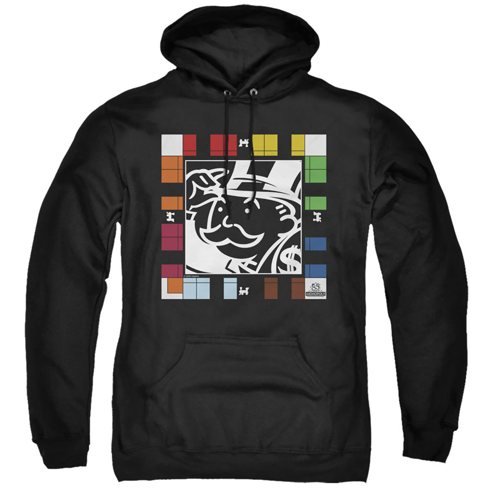 Monopoly Game Board Mens Hoodie Black