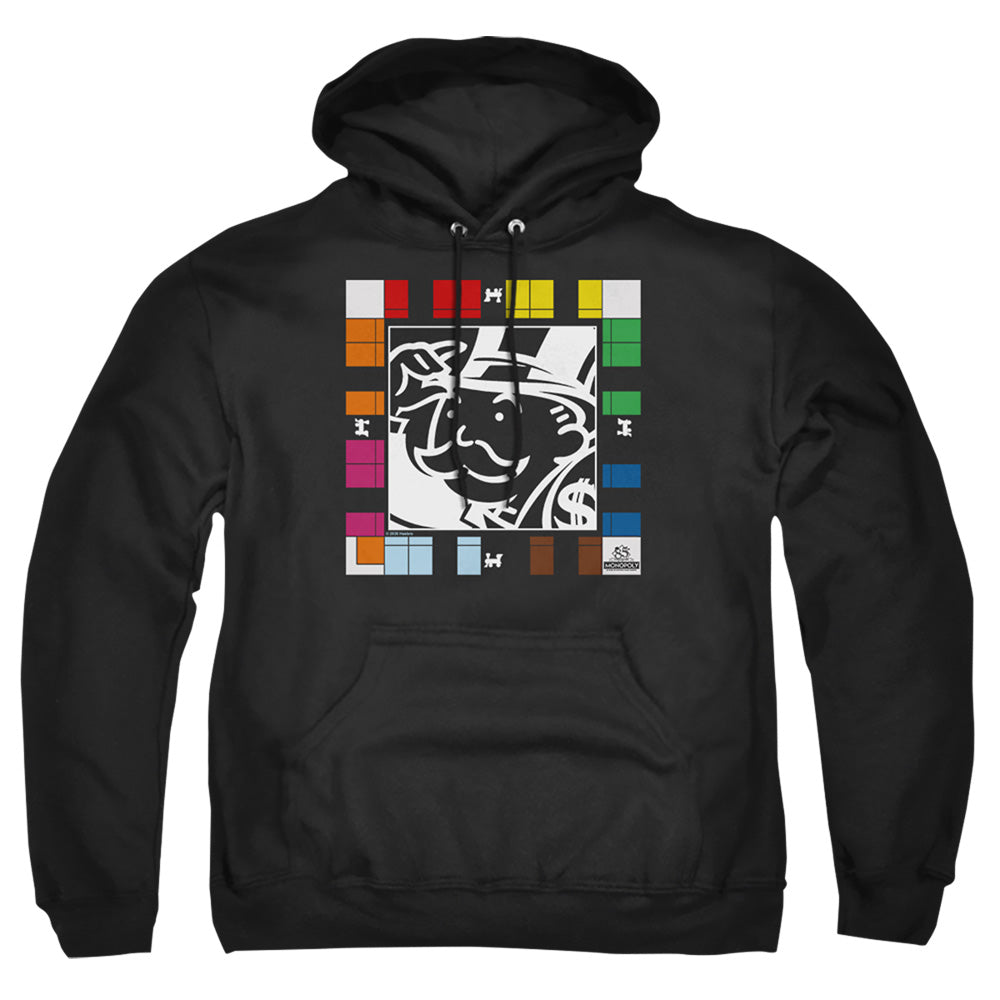 Monopoly Game Board Mens Hoodie Black