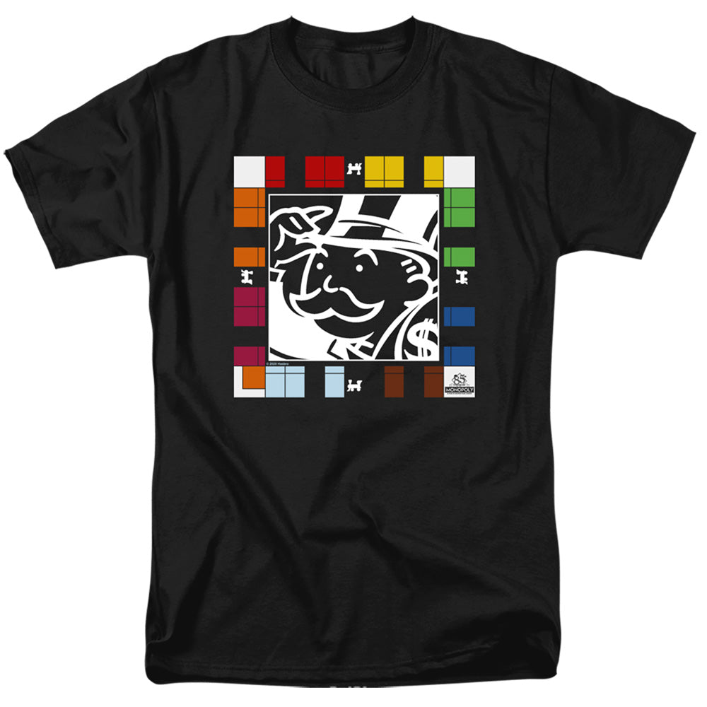 Monopoly Game Board Mens T Shirt Black