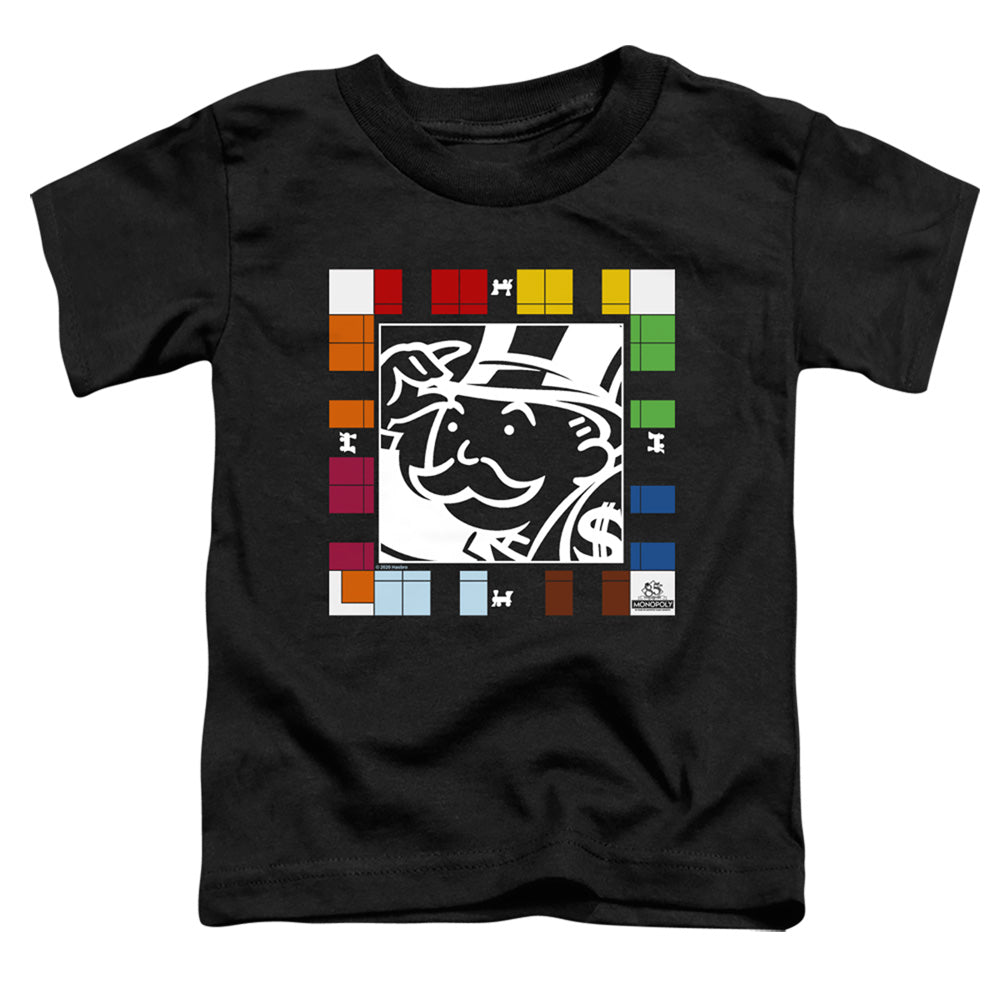 Monopoly Game Board Toddler Kids Youth T Shirt Black