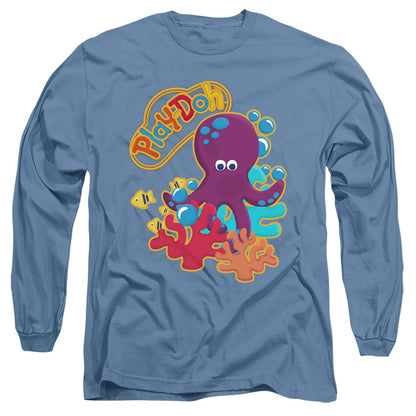 Play Doh Under The Sea Mens Long Sleeve Shirt Carolina Blue