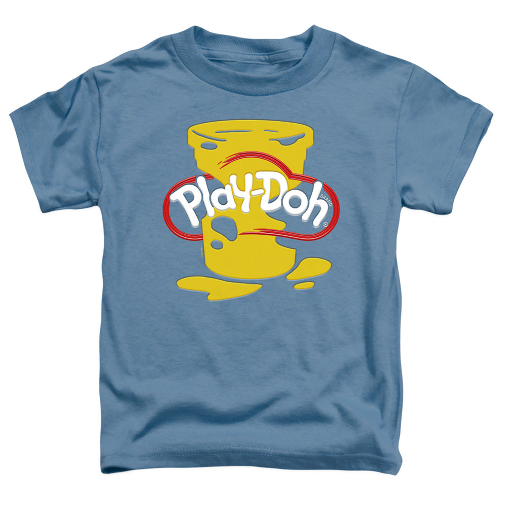 Play Doh Play Doh Messy Stencil Logo Toddler Kids Youth T Shirt Carolina Blue