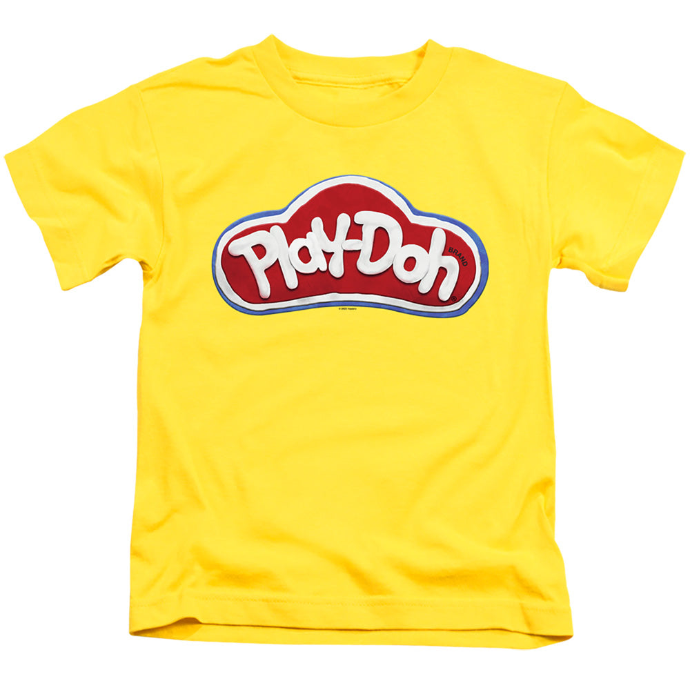 Play Doh Logo in Doh Juvenile Kids Youth T Shirt Yellow