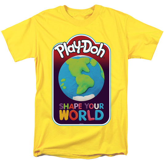 Play Doh Shape Your World Mens T Shirt Yellow