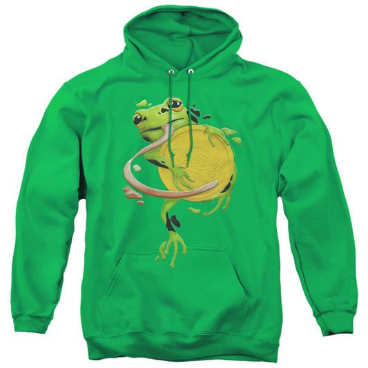 Play Doh Frog Hugging Play Doh Lid Mens Hoodie Kelly Green