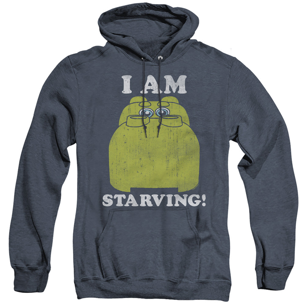 Hungry Hungry Hippos Im Starving Mens Heather Hoodie Navy