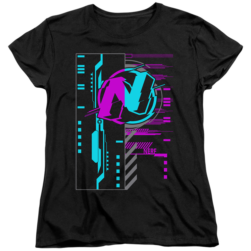 Nerf Cyber Womens T Shirt Black