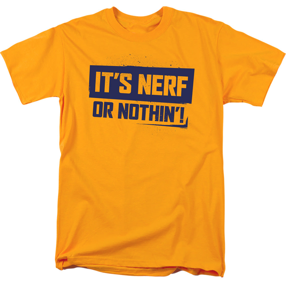 Nerf Nerf Or Nothing Mens T Shirt Gold