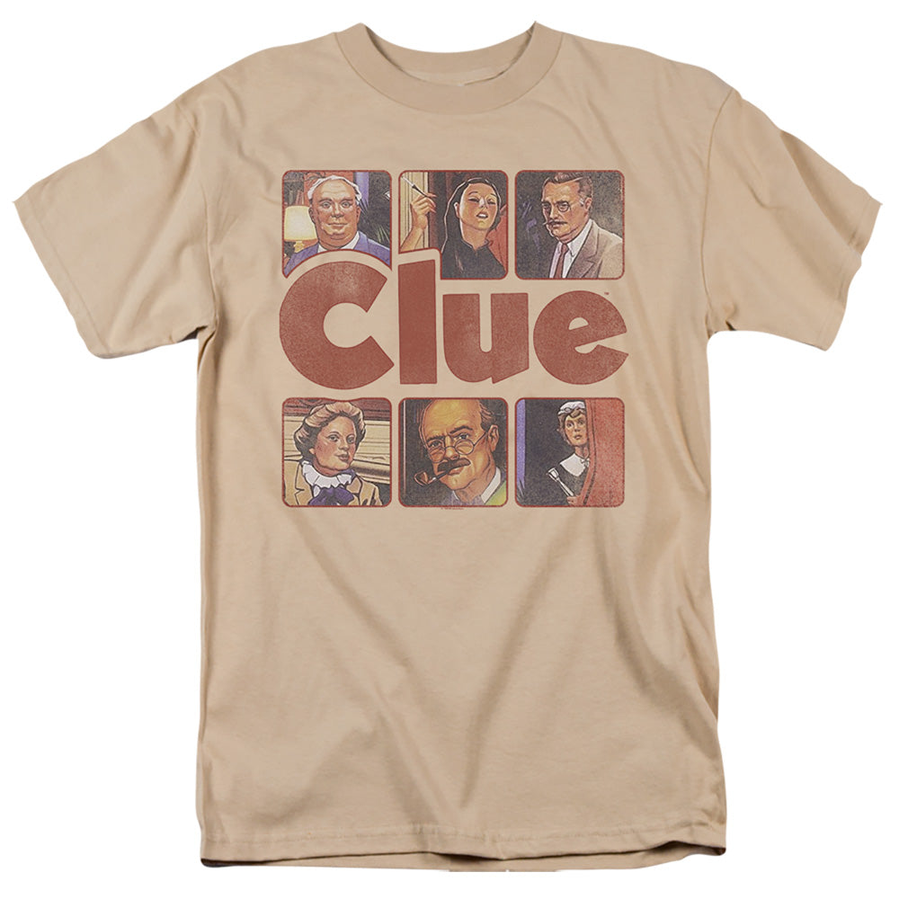 Clue Clue 1986 Mens T Shirt Sand