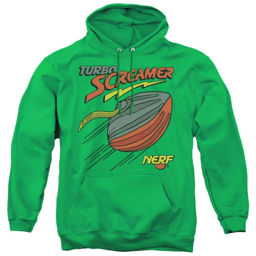 Nerf Turbo Screamer Mens Hoodie Kelly Green