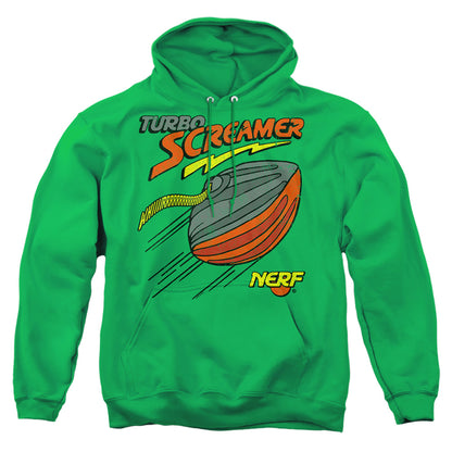 Nerf Turbo Screamer Mens Hoodie Kelly Green