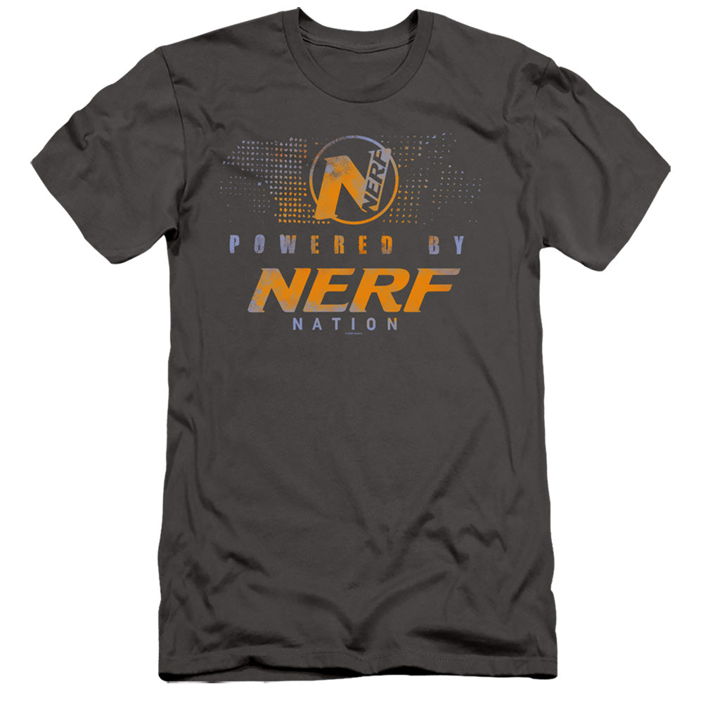 Nerf Powered by Nerf Nation Slim Fit Mens T Shirt Charcoal