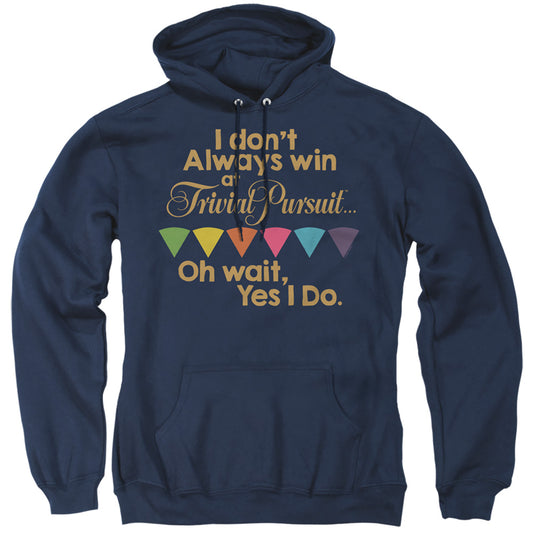 Trivial Pursuit I Always Win Mens Hoodie Navy