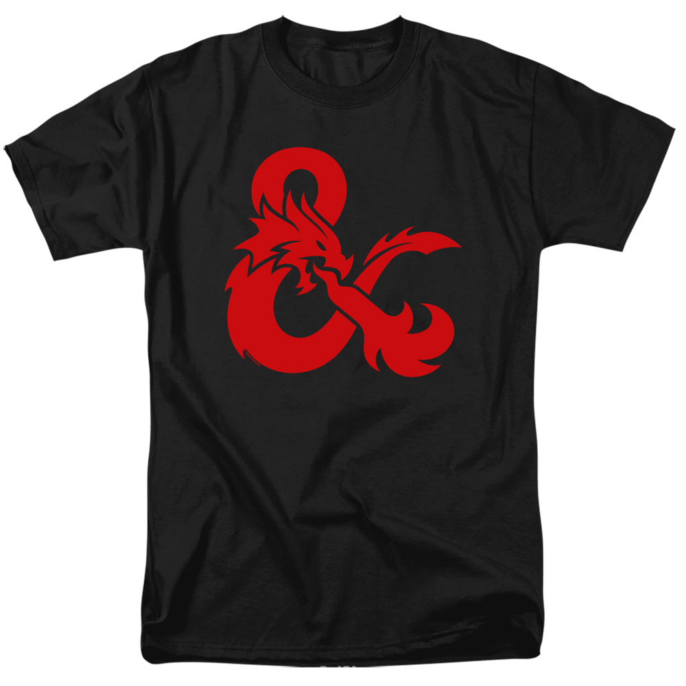 Dungeons And Dragons Ampersand Logo Mens T Shirt Black