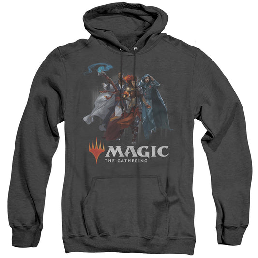 Magic The Gathering Planeswalkers Mens Heather Hoodie Black