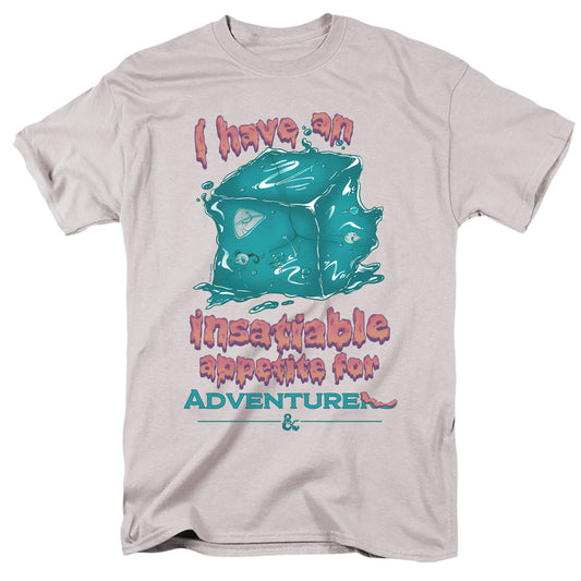 Dungeons And Dragons Insatiable Gelatinous Cube Mens T Shirt Silver