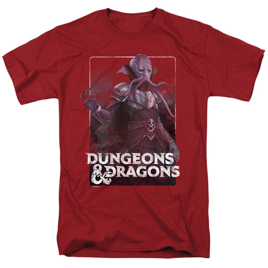 Dungeons And Dragons Master Mindflayer Mens T Shirt Cardinal