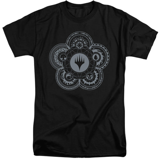 Magic The Gathering Icon Glyph Mens Tall T Shirt Black