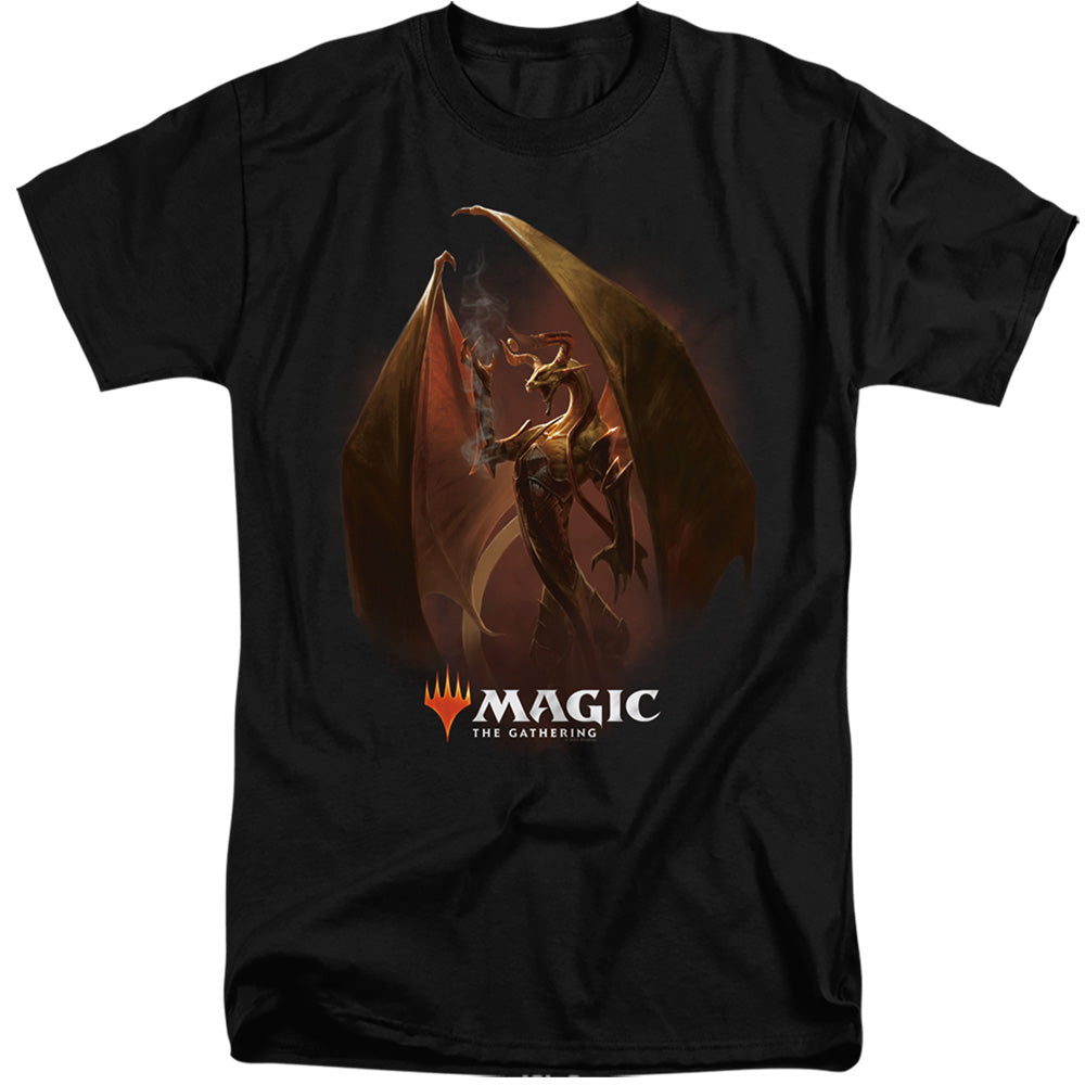 Magic The Gathering Nicol Bolas Mens Tall T Shirt Black