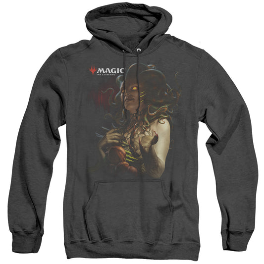 Magic The Gathering Vraska Queen Of Golgari Mens Heather Hoodie Black