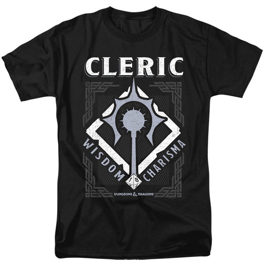 Dungeons And Dragons Cleric Mens T Shirt Black