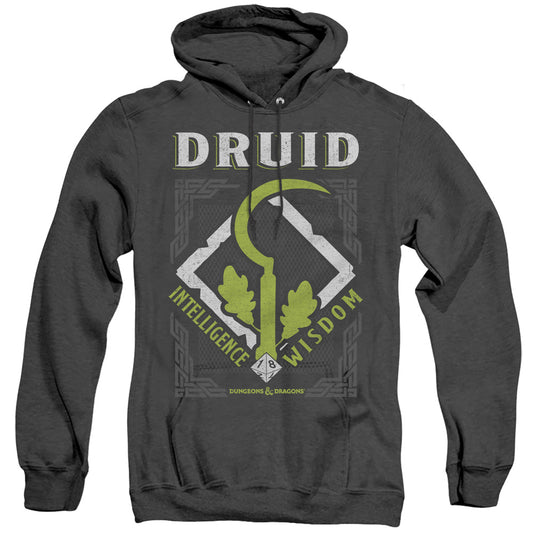 Dungeons And Dragons Druid Mens Heather Hoodie Black