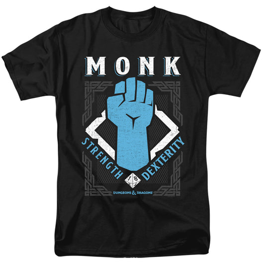 Dungeons And Dragons Monk Mens T Shirt Black