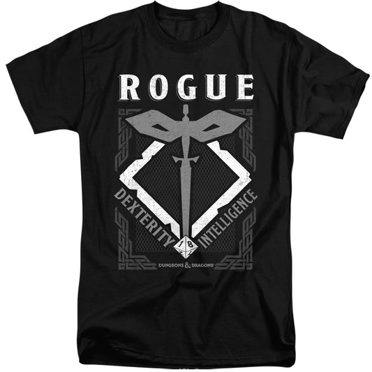 Dungeons And Dragons Rogue Mens Tall T Shirt Black