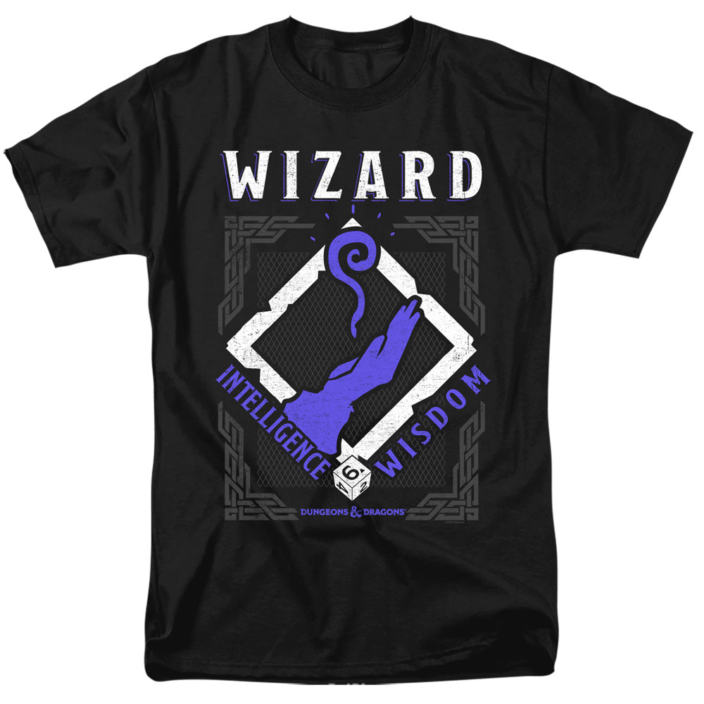 Dungeons And Dragons Wizard Mens T Shirt Black