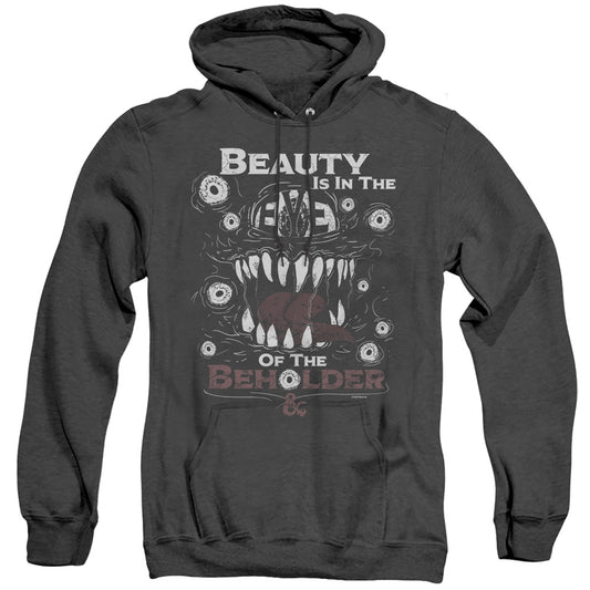 Dungeons And Dragons Eye Of The Beholder Mens Heather Hoodie Black