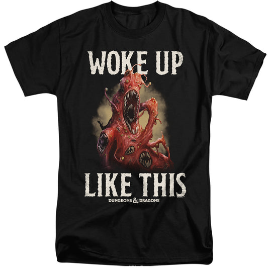 Dungeons And Dragons Woke Like This Mens Tall T Shirt Black