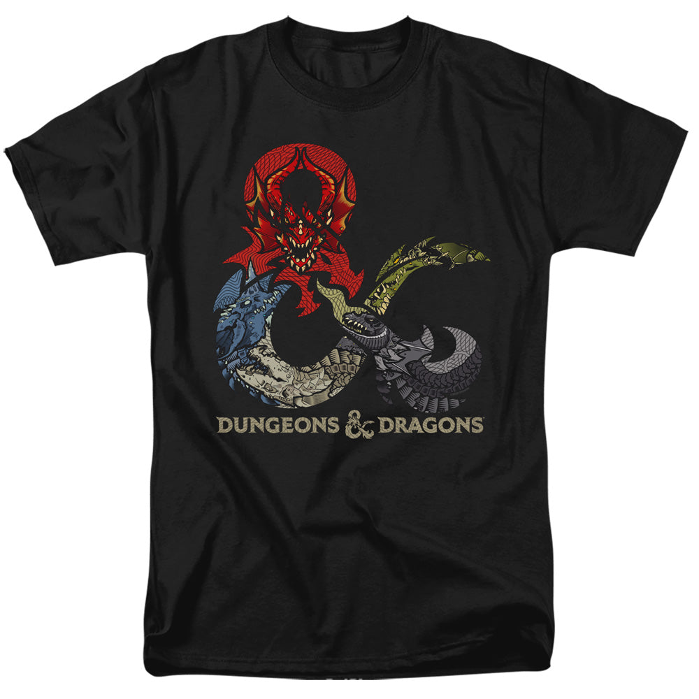 Dungeons And Dragons Dragons In Dragons Mens T Shirt Black